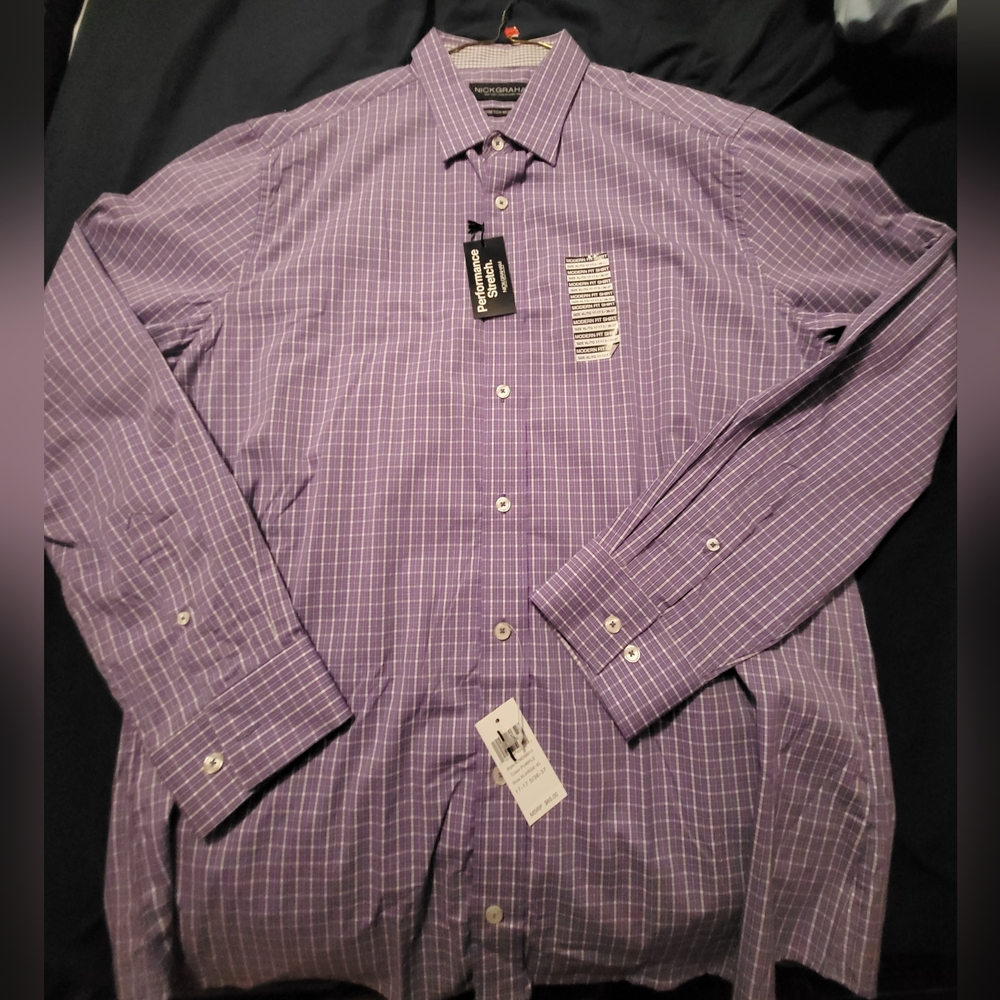 Brand New 17-17.5 Nick Graham Dress Shirt